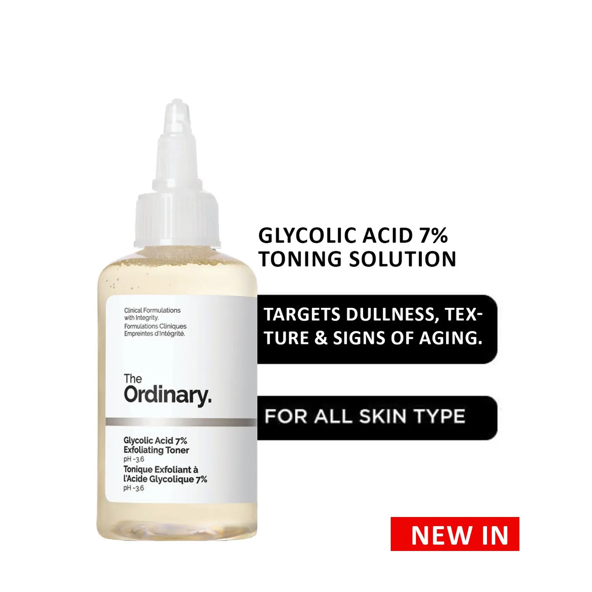The Ordinary Glycolic Acid 7% Exfoliating Toner | a-z cosmetics