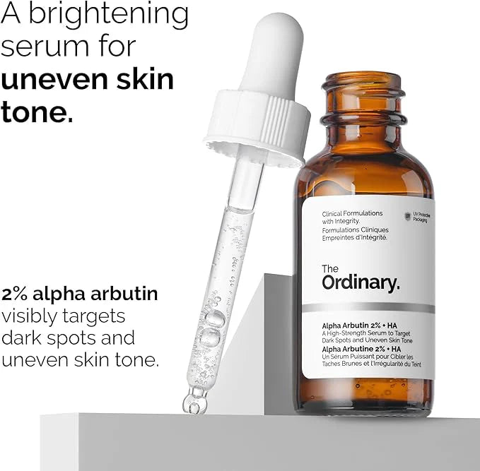 The Ordinary Alpha Arbutin 2% + HA | Brightening Serum | a-z cosmetics