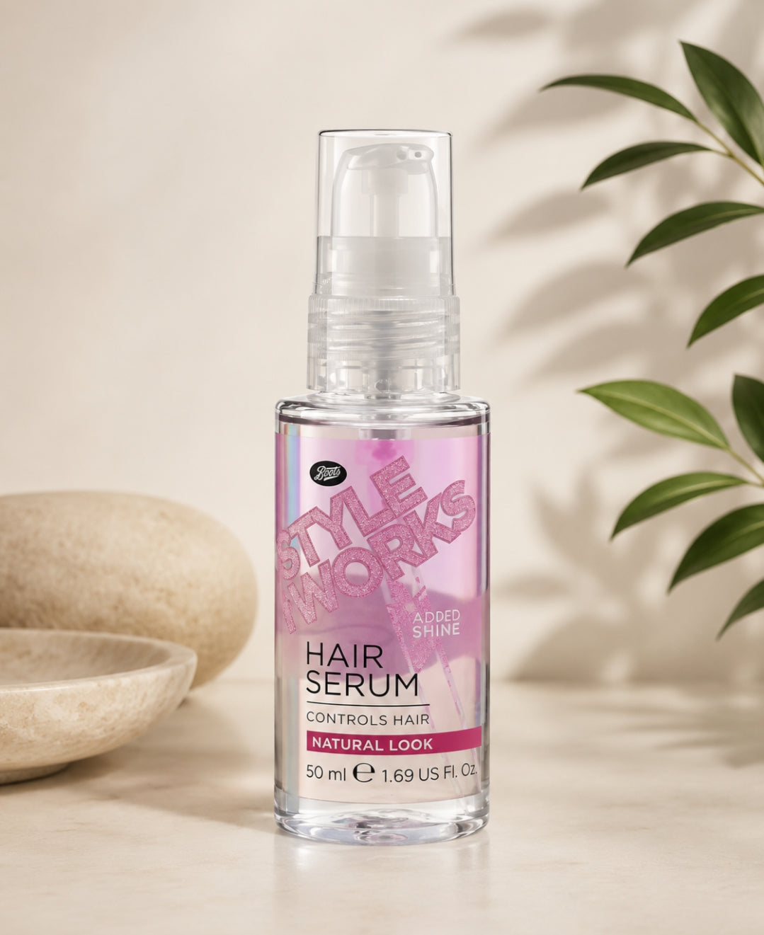 Boots Style Works Natural Look Hair Serum (50ml)
