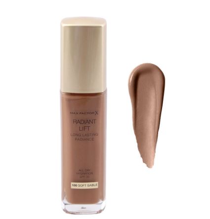 Max Factor Radiant Lift Foundation - 100 Soft Sable | a-z cosmetics